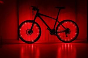 Wholesale Constant 3D Bicycle Spoke LED Lights IPX4 ABS Colorful Waterproof from china suppliers