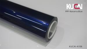 Wholesale Navarra Blue Color Car Ppf Film Roll , Vehicle Paint Protection Film Aging Resistance from china suppliers
