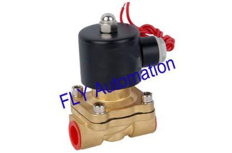 24VDC,110VAC 2W160-15 Round Coil 2 Way Brass Water Solenoid Valve With