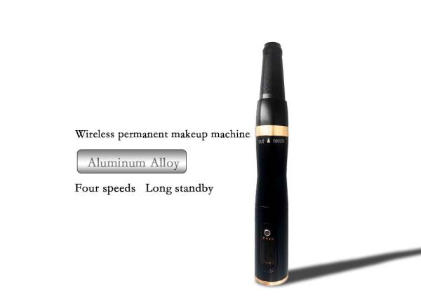 Low Noise Permanent Makeup Tattoo Pen Wireless Operation 4 Speeds For Eyebrow