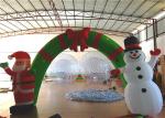 Holiday Blow Up Christmas Decorations , Inflatable Christmas Arch Ornaments 4.6