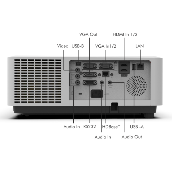 High Brightness 8500 Lumen DLP Laser Projector with WUXGA for Auditoriums Projection
