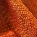 3mm Knitted Airmesh 250GSM Polyester Sports Mesh Fabric Tearproof For Luggage