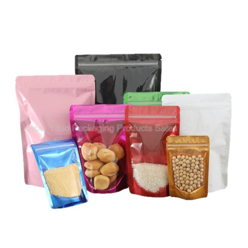 ziplock Soft Flexible Packaging Plastic Bags Doypack Wrapping