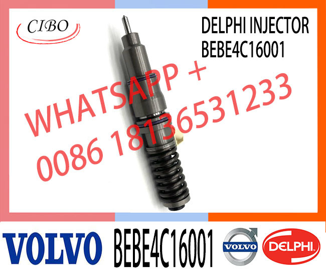 injector common rail injector 3801440 BEBE4C16001 For VOL 9.0 LITRE TRUCK fuel injector