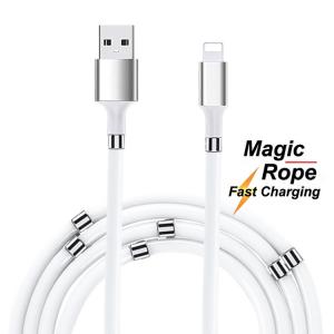 Wholesale TPE 2M Fast Charging Magnetic USB C Cable Self Winding from china suppliers