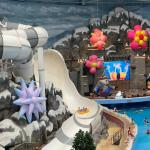 Young Water Park Equipment Fiberglass Backyard Water Playground