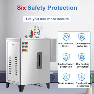 Wholesale Small Electric Vertical Steam Generator Boilers Automatic 0.7MPa For Textile Factory from china suppliers