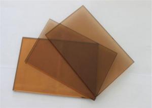 China High Transmittance Bronze Float Glass , 2mm - 19mm Thickness Colored Float Glass on sale
