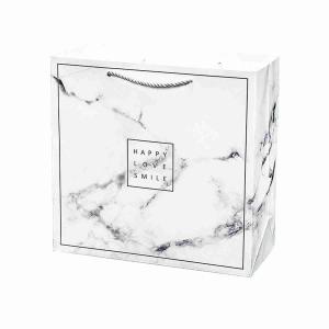 Wholesale Boutique Recycled 250gsm Marble Paper Gift Bags Boxes For Cosmetic Clothes from china suppliers