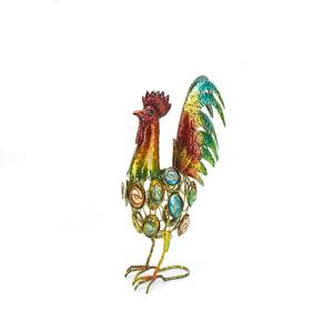 Wholesale Metal Garden Cock Roosters Ornaments Crafts Decor For Courtyard Outdoor Statue from china suppliers