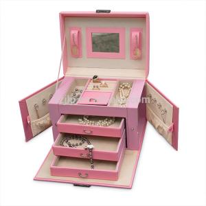 Wholesale Durable Big Pink Luxury Jewelry Box Lightweight Custom Logo Eco Friendly from china suppliers
