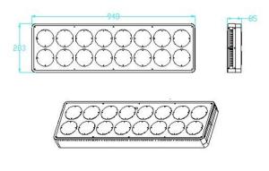 Wholesale Plant led light 2018 hotsale CIDLY LED 16 grow light,powerful 600 watt led grow light from china suppliers
