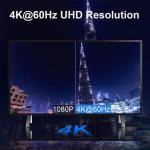 Braid 4K UHD HDMI Cables To Displayport Converter For PS4 Apple TV PC