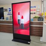 75 Inch Indoor Floor Standing Touch Totem 4K Advertising Display Screen 43 55 65