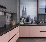 OEM Hotel Furniture Set Designs Lacquer Modern Kitchen Bathroom Cabinets