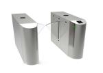 Metro / Stadium Fingerprint Scanner Stainless Steel Turnstile With Alarm