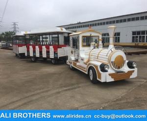 Wholesale china amusement rides trackless train/diesel trackless train for amusement park/india tourist train from china suppliers
