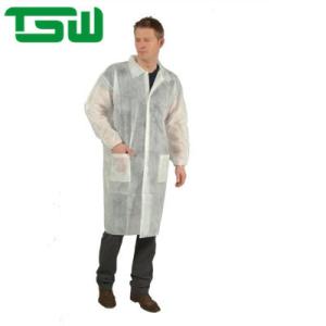 Wholesale Breathable 75gsm M X 4XL Disposable Non Woven Lab Coat from china suppliers