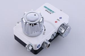 Wholesale 304 Stainless Steel Electronic Water Mixing Valve Solar White Water Heater Faucet 12.5x8x10cm from china suppliers