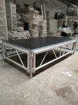 6082-T6 Aluminum Assemble Plywood Stage / 1.22 X 2.44m Outdoor Event Portable