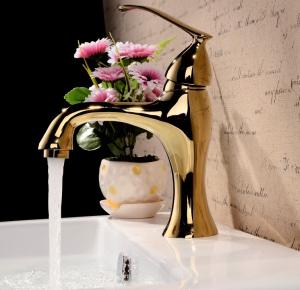 Wholesale Modern single lever polished brass bathroom faucet bath taps from china suppliers