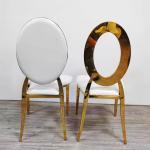 Table Side Luxury Dining Chair Without Armrest For Villa