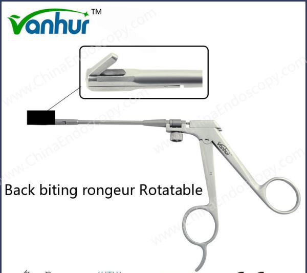 Reusable Steel Rotatable Rongeur Forceps for Sinuscopy Steel Back Biting