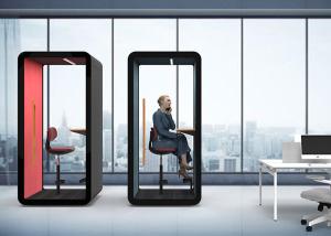 Wholesale S Size Private Office Phone Call Booth Customized Color Size For One Person from china suppliers