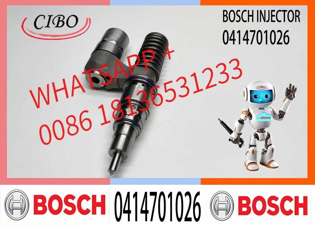 High Quality Diesel Engine Parts 0414 701 026 Common Rail Diesel Injector 0414701026 0 414 701 026