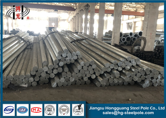 JSHG Good Quality Of Polygonal 30ft 35ft Outdoor Galvanized Steel Poles For Sale