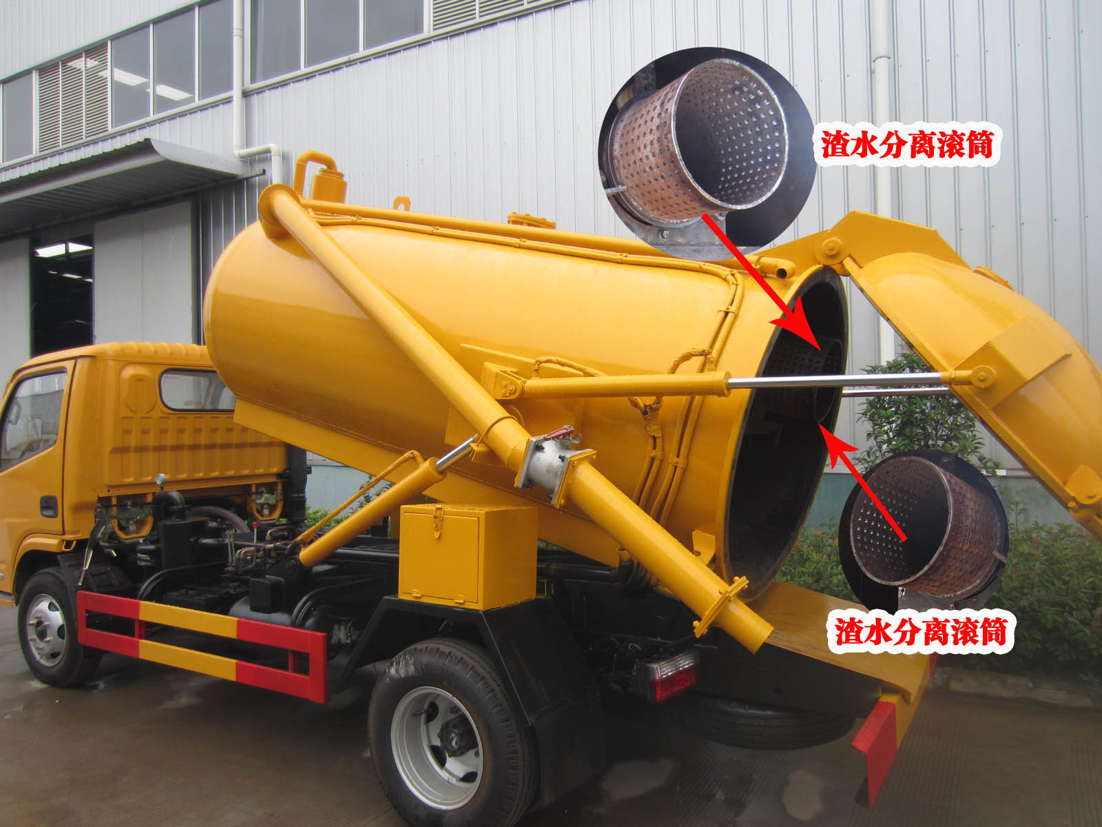 Cesspit Emptier Truck 8000 to 12000 Liters Vacuum Suction Fecal Pump Tank Truck 190HP Diesel Engine