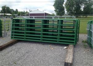 Wholesale 1800mm x 2100mm Horse Fence Round Pen 42mm O.D x 1.6 mm thickness Arena Corral Panel and Fram Gate Used In USA Market from china suppliers