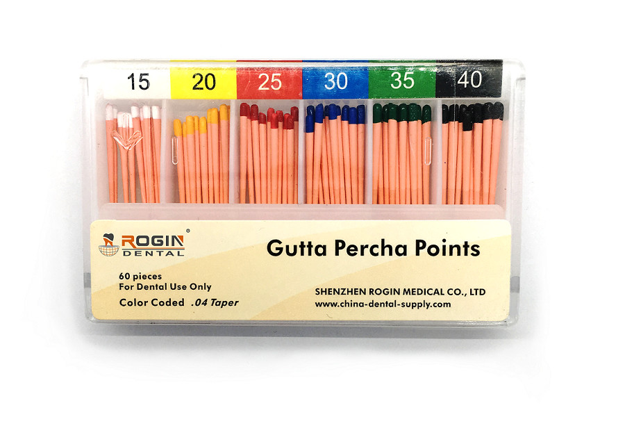 Endodontic Color Code 02 Taper Gutta Percha Points