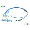 Buy cheap SM 12F Fanout 2.0mm MPO Trunk Cable MPO male - LC UPC Harness Cable With LSZH from wholesalers
