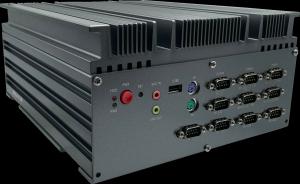 Wholesale IPC 4 Fanless Box PC MIS-6606 Aluminium Fanless Embedded Box PCIE Extension from china suppliers