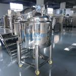 50L-5000L Liquid Storage Tanks Antirust Stainless Steel Material