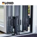 Conservatory Lowe Glass Aluminum Bi Folding Patio Doors Outdoor Outswing