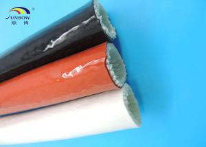 Wholesale Eco-friendly Silicone Resin Coated Fiberglass Braided Sleeving -65℃ ~ 260℃ from china suppliers