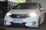 Honda Fit Jazz DRL LED Daytime driving turn signal Fog Lights