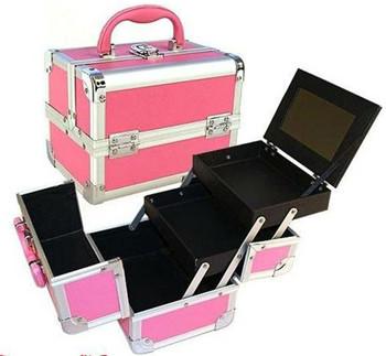 Quick Delivery Aluminium Makeup Case Customized Size For Home / Travel /