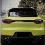 PET Swipeable 60µM Light Bud Green Car Vinyl Wrap Clear Removable Acrylic