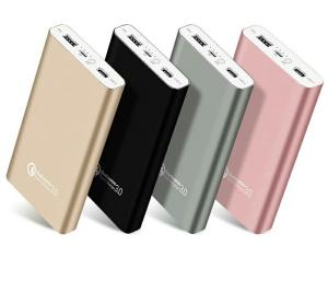 Wholesale 12000mAh Polymer Lithium Battery QC3.0 PD Fast Charging Power Bank 5V/3A 9V/2A 12V/1.5A from china suppliers