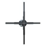 Supermarkets Content Upload APP 75x2 Wifi Hologram LED Fan for 3D Hologram