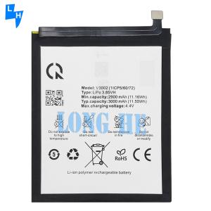 Wholesale 3000mAh 3.85V Rechargeable Li-ion Polymer Battery V3002 for Vsmart Joy 1 Mobile Phone from china suppliers