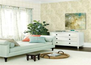Wholesale Classic Damask Non Woven Wallpaper Heat Insulation For Hotel , Home from china suppliers