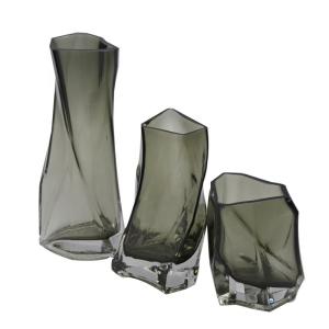 Wholesale 3 Size Warped Grey Color Tall Centerpiece Vases from china suppliers