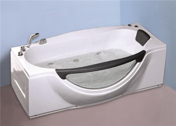 1800MM Small Portable Hot Tubs , Single Person Freestanding Whirlpool Tub With