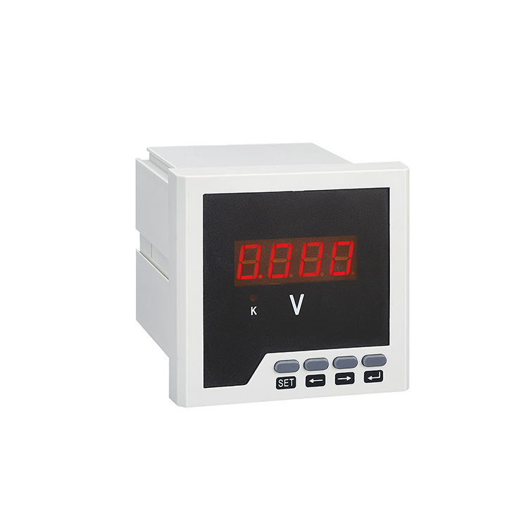 Single Phase Digital Panel Mount AC Voltmeter 500v