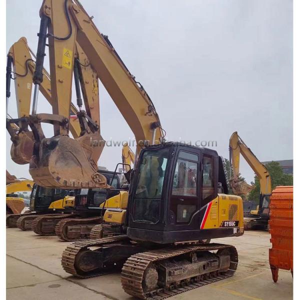 15 Ton Operating Weight Used Crawler Excavator for Landscaping and Farmland